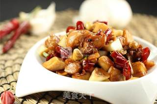 Kung Pao Chicken with Pleurotus Eryngii recipe
