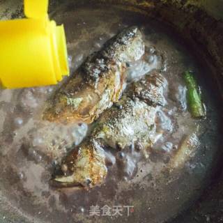 Black Soy Milk and Yellow Tail Fish Soup recipe