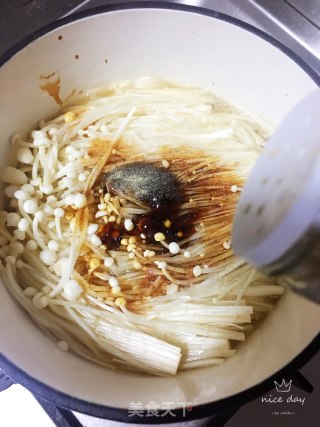 Enoki Mushroom Beef Soup recipe