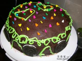 Valentine's Day Love Cake @@ Chocolate Xianglan Cake recipe