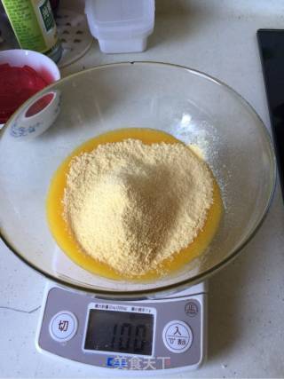 Cornmeal Steamed Salty Cake recipe