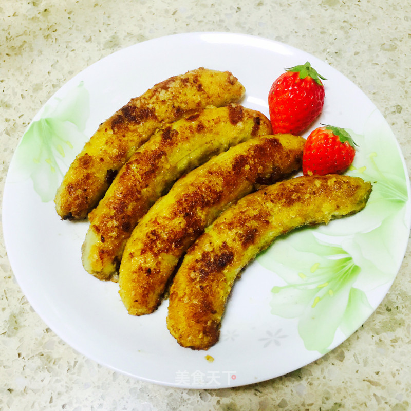 Oatmeal Fried Banana recipe