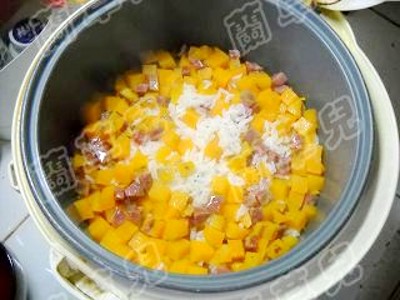 Sweet Potato Sausage Braised Rice recipe