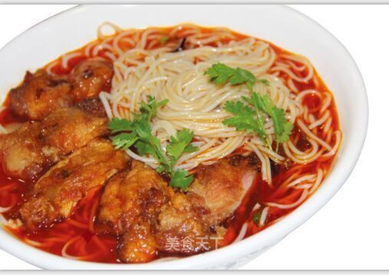 Shun Taste Fast Food Lotus Root Noodle-chicken Chop Lotus Root Noodle recipe