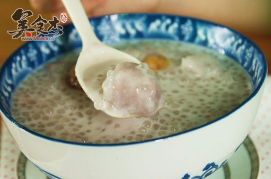 Taro and Chestnut Coconut Sago recipe