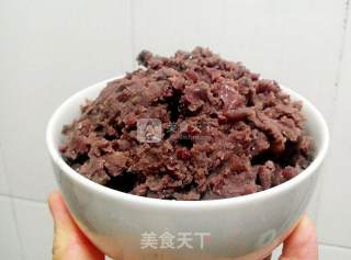 Children's Favorite-pumpkin Glutinous Rice Bean Paste Cake recipe