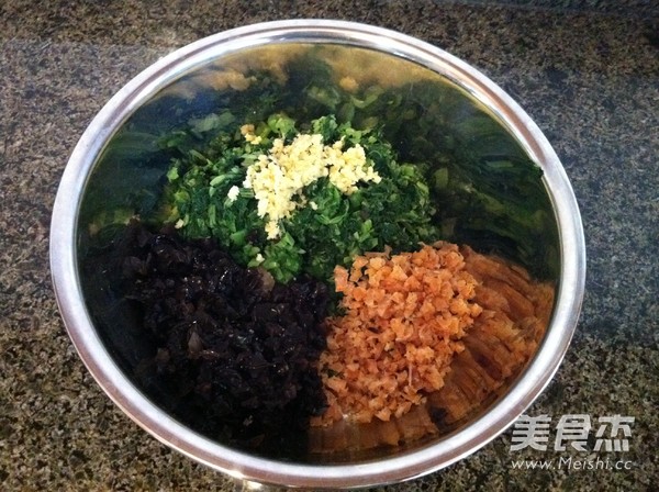 Black Bean Noodles and Cabbage Vegetarian Dumplings recipe