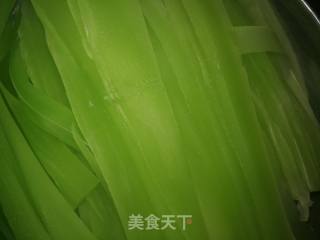 Stir-fried Tofu with Lettuce recipe