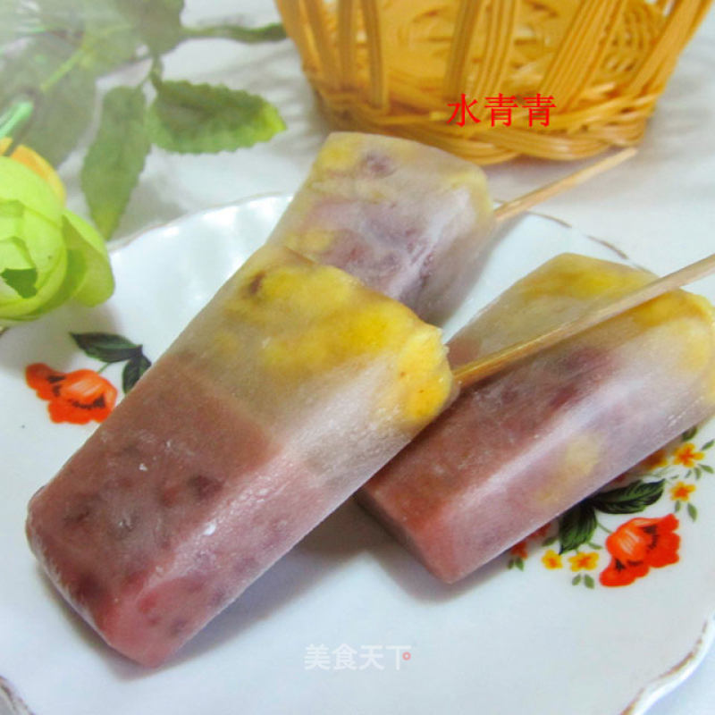 Two-color Popsicles recipe