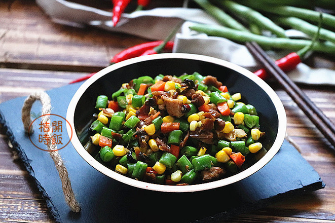 Stir-fried Mixed Vegetables with Minced Meat recipe