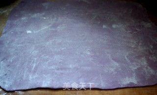 #trust之美#thousand-layer Purple Sweet Potato Hair Cake recipe