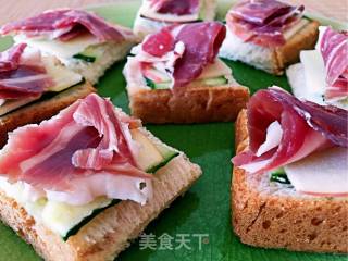 Spanish Ham with Toast recipe