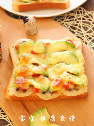 Healthy Baby Avocado Toast Pizza Recipe