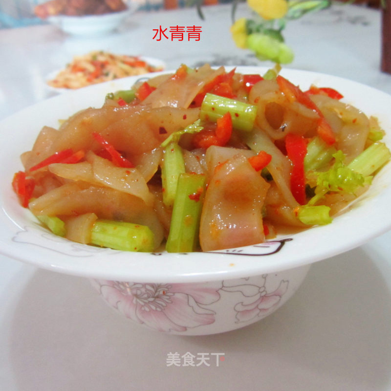 Hot Pepper Celery Rice Noodles recipe