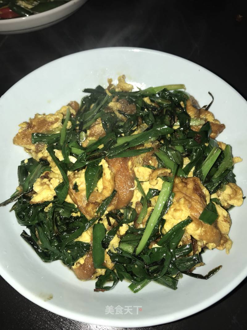 Scrambled Eggs with Leek recipe
