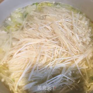Enoki Mushroom and Mixed Vegetable Pot recipe
