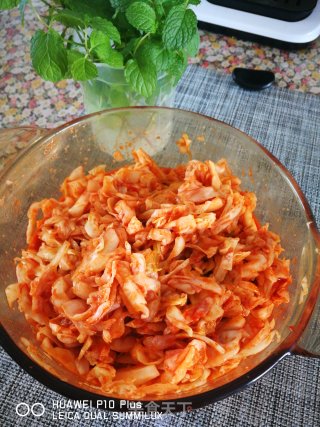 Simple Korean Spicy Cabbage recipe