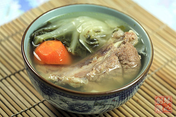 Cabbage Pork Bone Soup recipe