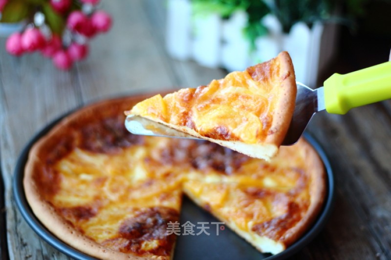 Yellow Peach Pizza recipe