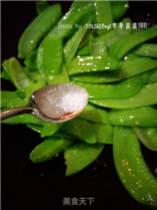 Garlic Snow Peas recipe