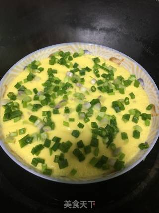 Whitebait Steamed Eggs recipe