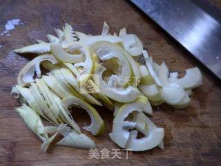 Fried Edamame with Bamboo Shoots recipe