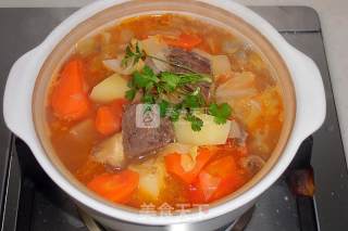 Beef Stew with Tomatoes and Potatoes recipe