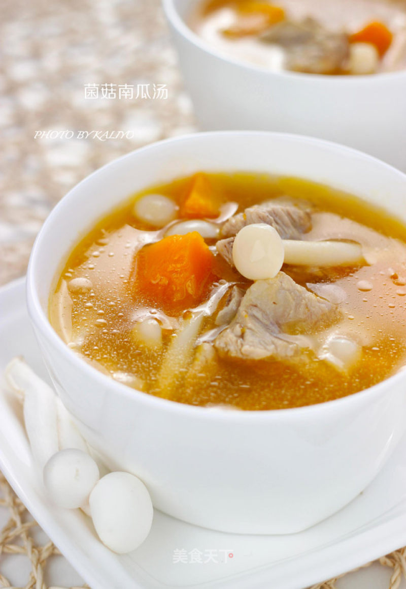 【mushroom Spare Rib Soup】 recipe