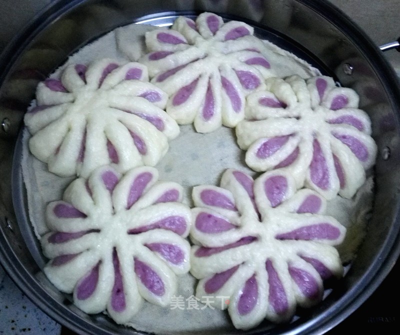 Purple Sweet Potato Mantou