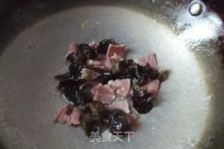 Stir-fried Edamame with Ham and Loofah recipe