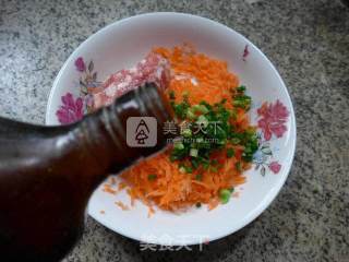 Carrot Minced Meat Spring Rolls recipe