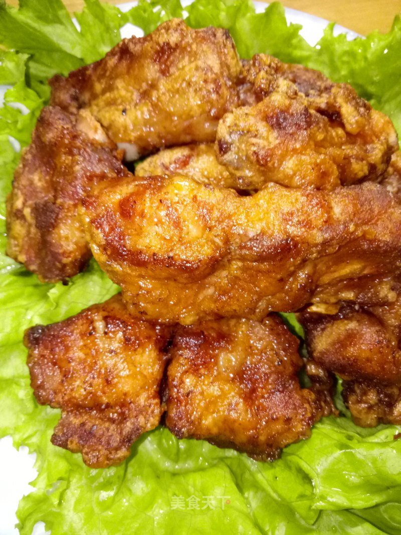 Crispy Fried Pork Ribs recipe