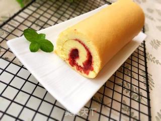 Strawberry Jam Roll Cake recipe