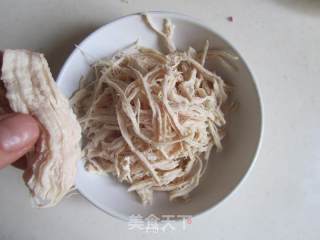 Shredded Shredded Chicken Mixed with Bean Curd recipe