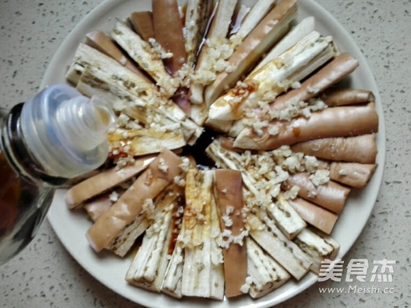 Steamed Eggplant with Garlic (microwave Version) recipe