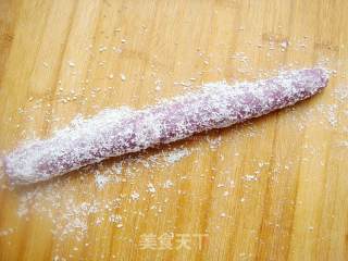 #aca烤明星大赛#purple Sweet Potato Rice Cake recipe