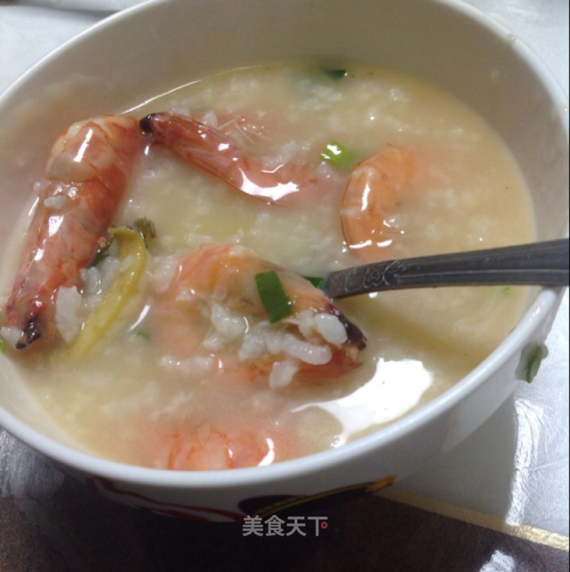 Abalone Kewei Shrimp Casserole Congee recipe