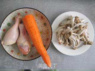 Chicken Drumsticks Carrot and Mushroom Soup recipe
