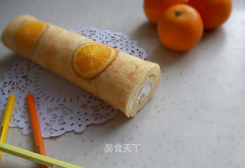 Orange Cake Roll recipe