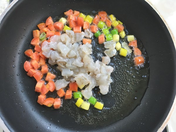 Seafood Cheese Rice recipe