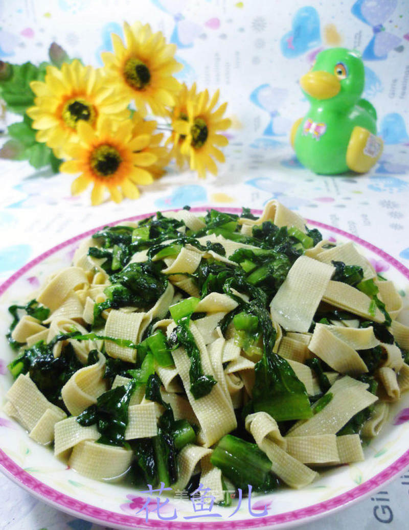 Stir-fried Thousands of Lettuce Leaves recipe