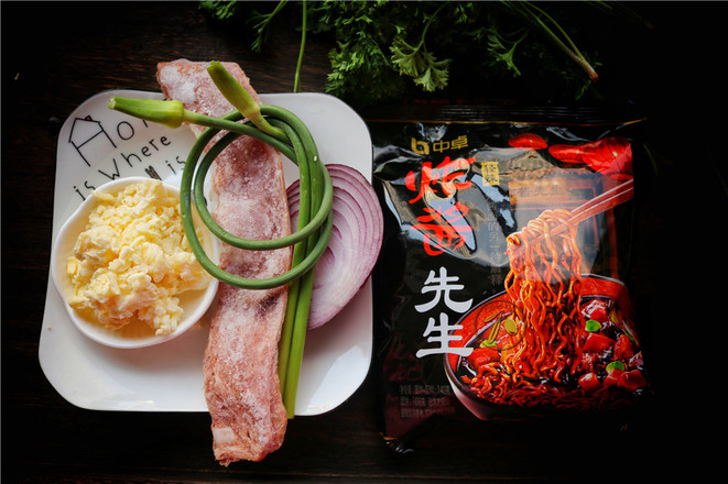 Baked Noodles with Cheese and Bacon#中卓炸酱面# recipe