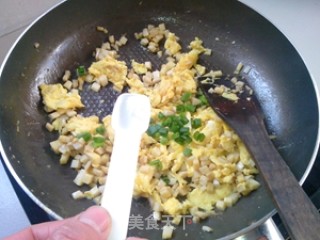 Scrambled Eggs with Pleurotus Eryngii recipe
