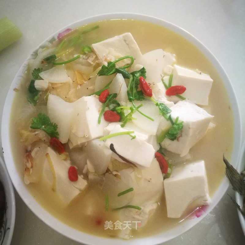 Radish Stewed Tofu recipe