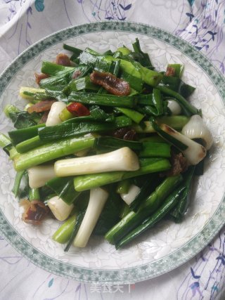 Bacon Stir-fried Garlic recipe