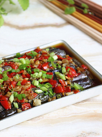 Steamed Eggplant with Garlic recipe