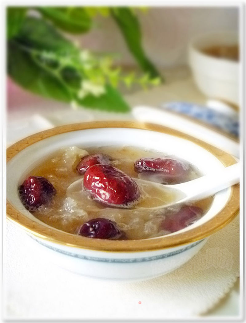 】diet Therapy Soup Pot】beauty and Beauty---jujube and Tremella Soup recipe