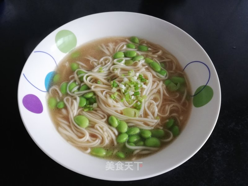 Rice Noodles with Scallions and Chives recipe