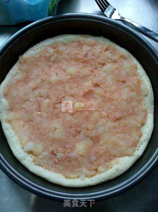 Black Pepper Beef Mashed Potato Pizza recipe