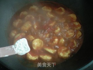 Japanese Tofu with Tomato Sauce recipe